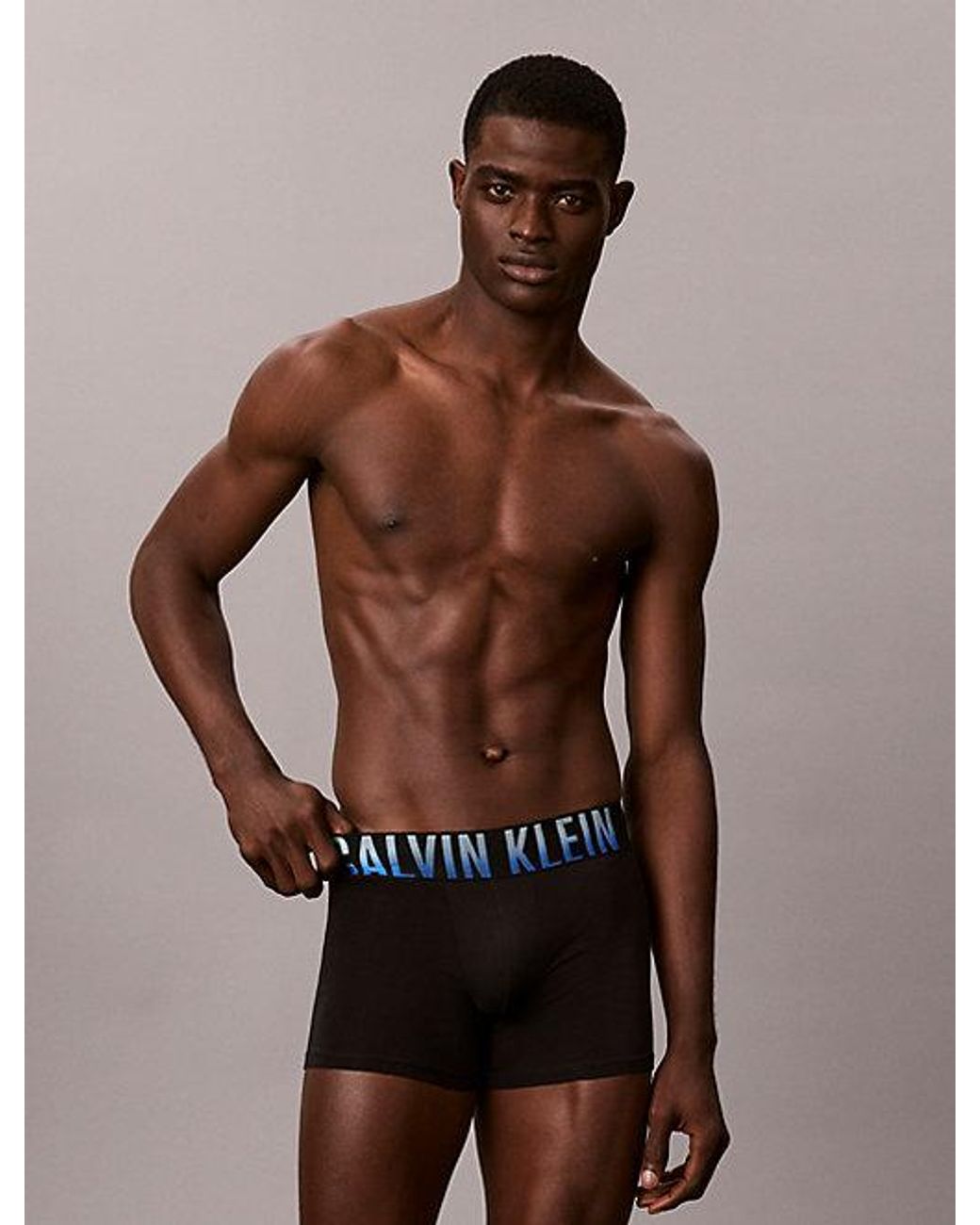 Calvin Klein Black 3 Pack Boxer Briefs Intense Power Cotton Stretch for men