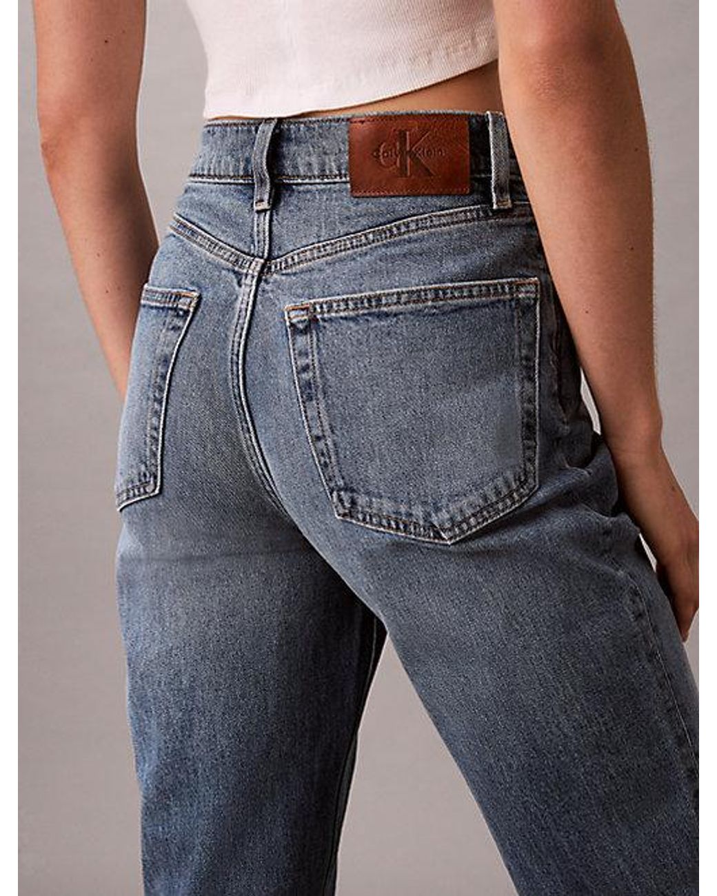 Calvin Klein Blue Jeans Mom Jeans