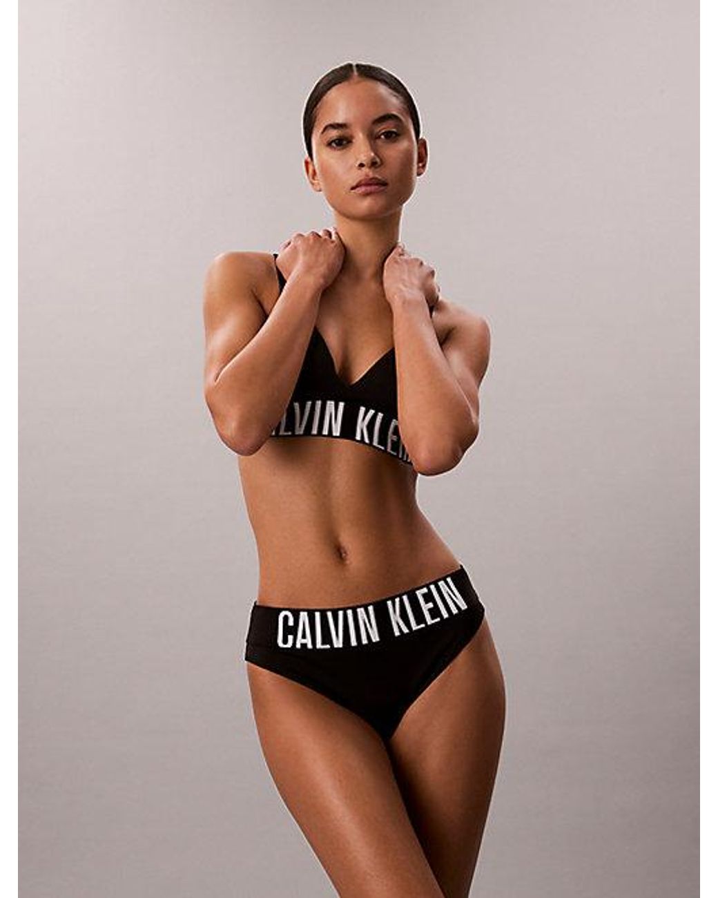 Calvin Klein Black Bikini Bottoms Intense Power