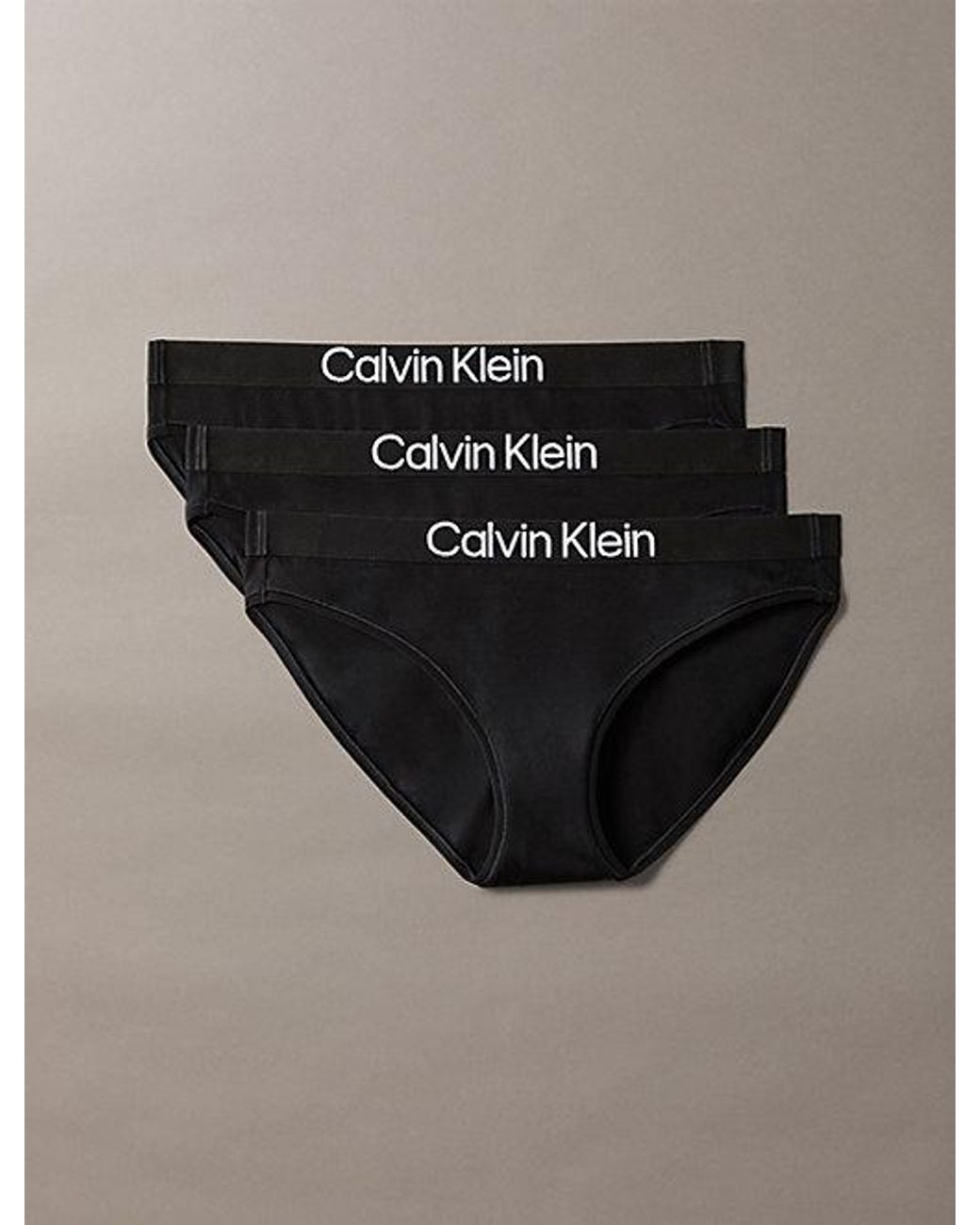 Calvin Klein Black 3 Pack Bikini Briefs