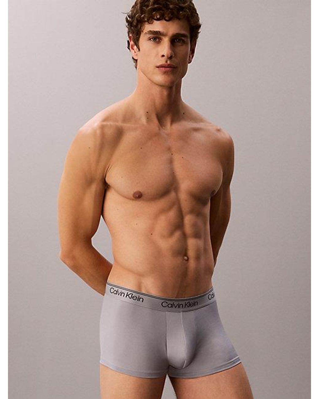 Calvin Klein 3-Pack Lage Taille Boxers in het Red voor heren