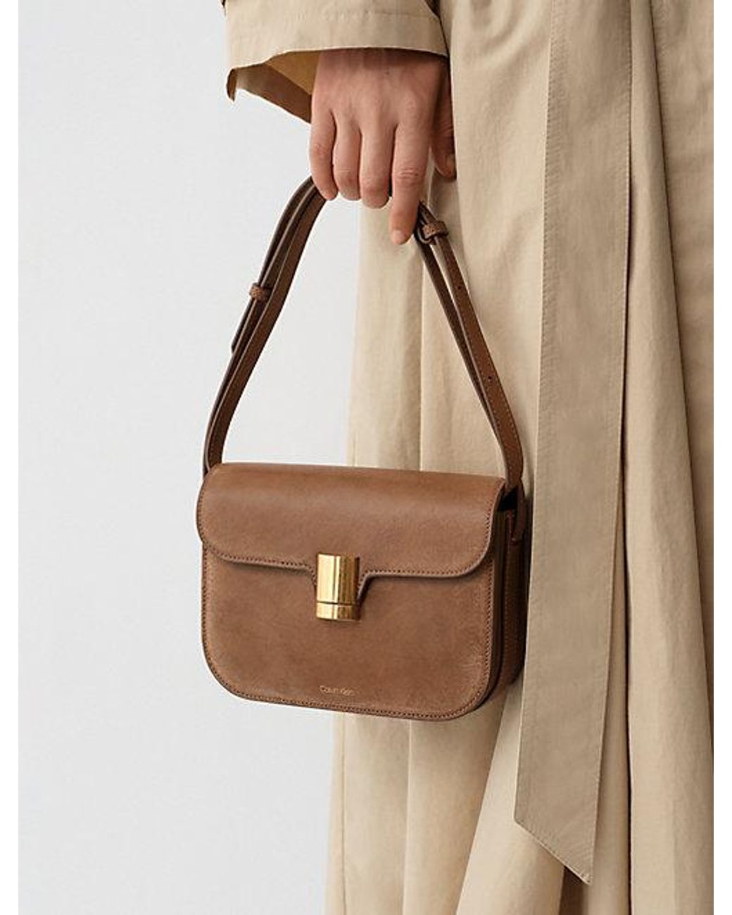 Calvin Klein Brown Tilla Shoulder Bag