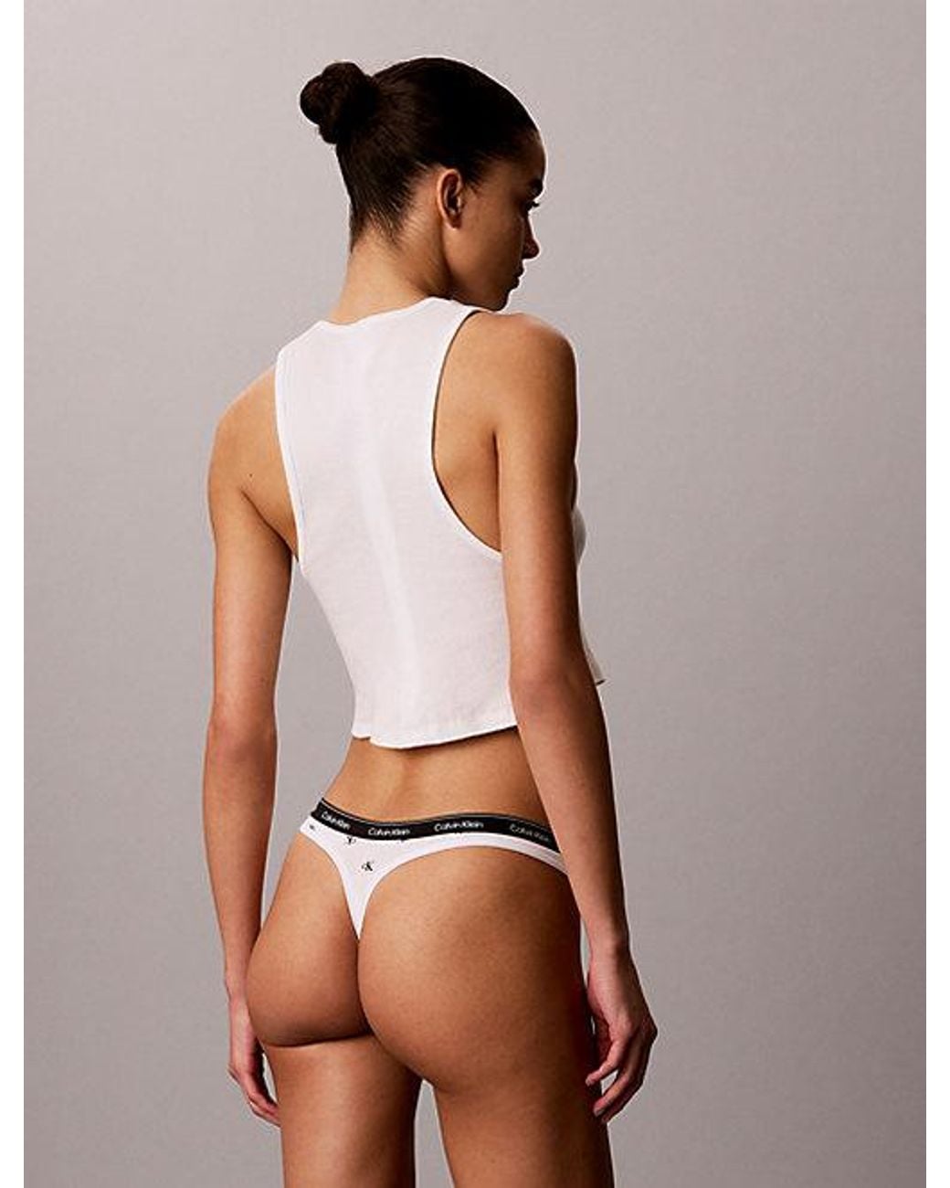Calvin Klein Metallic 7 Pack Thongs Icon Logo