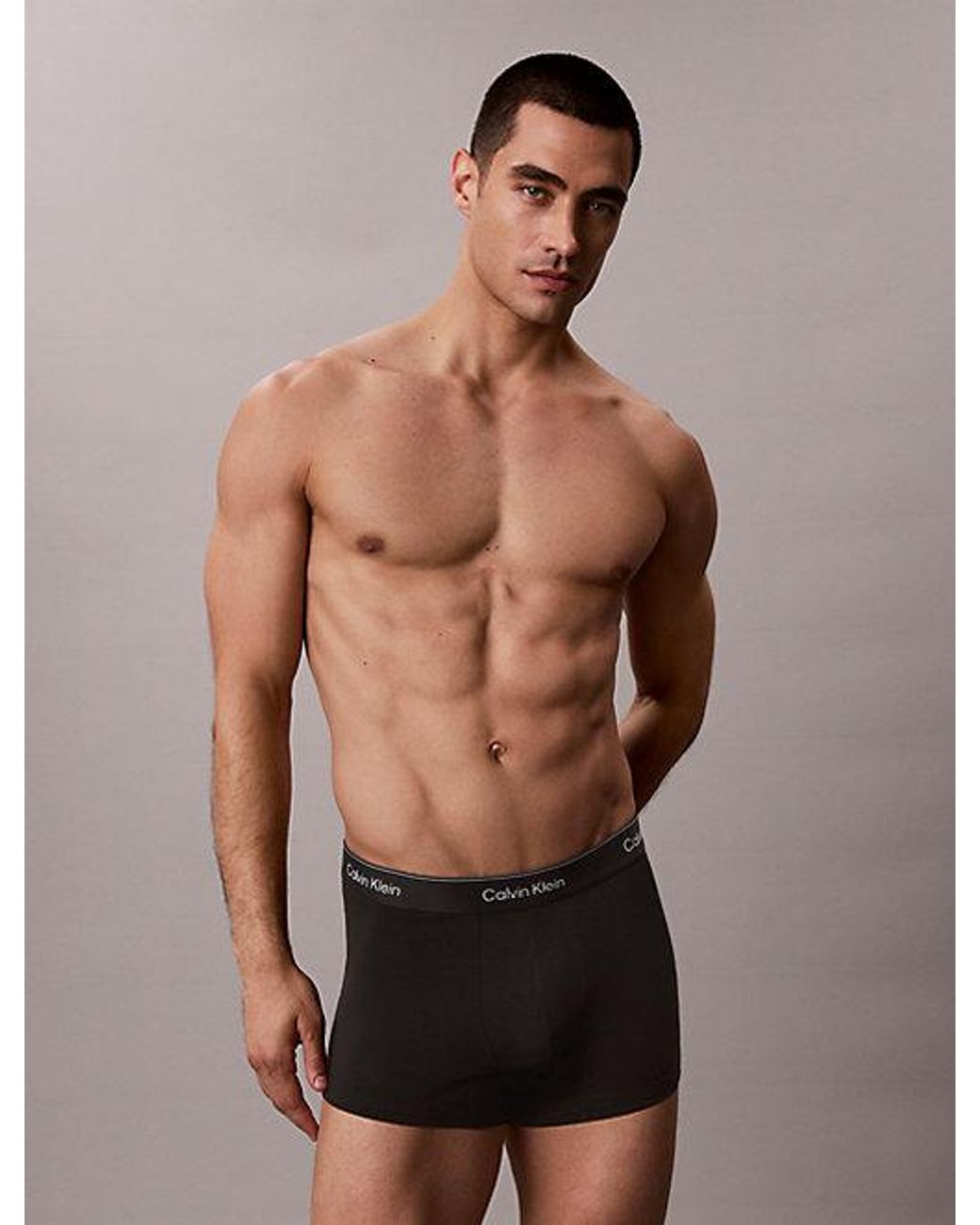 Calvin Klein Black 3 Pack Trunks for men