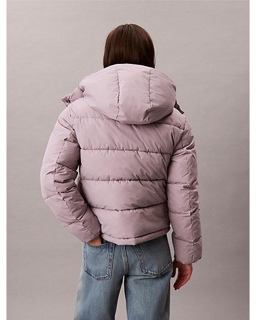 Calvin Klein Monogram Pufferjack in het Multicolor