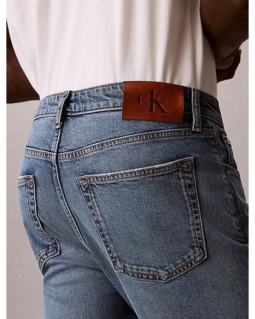 Calvin Klein Blue Jeans Slim Tapered Jeans for men