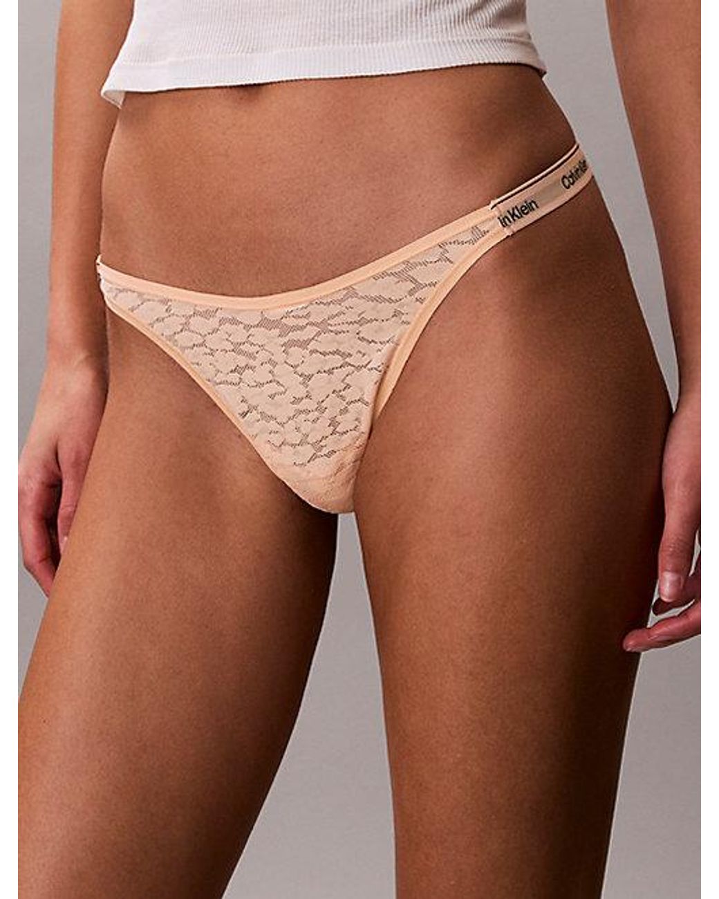 Calvin Klein Lage String in het Multicolor