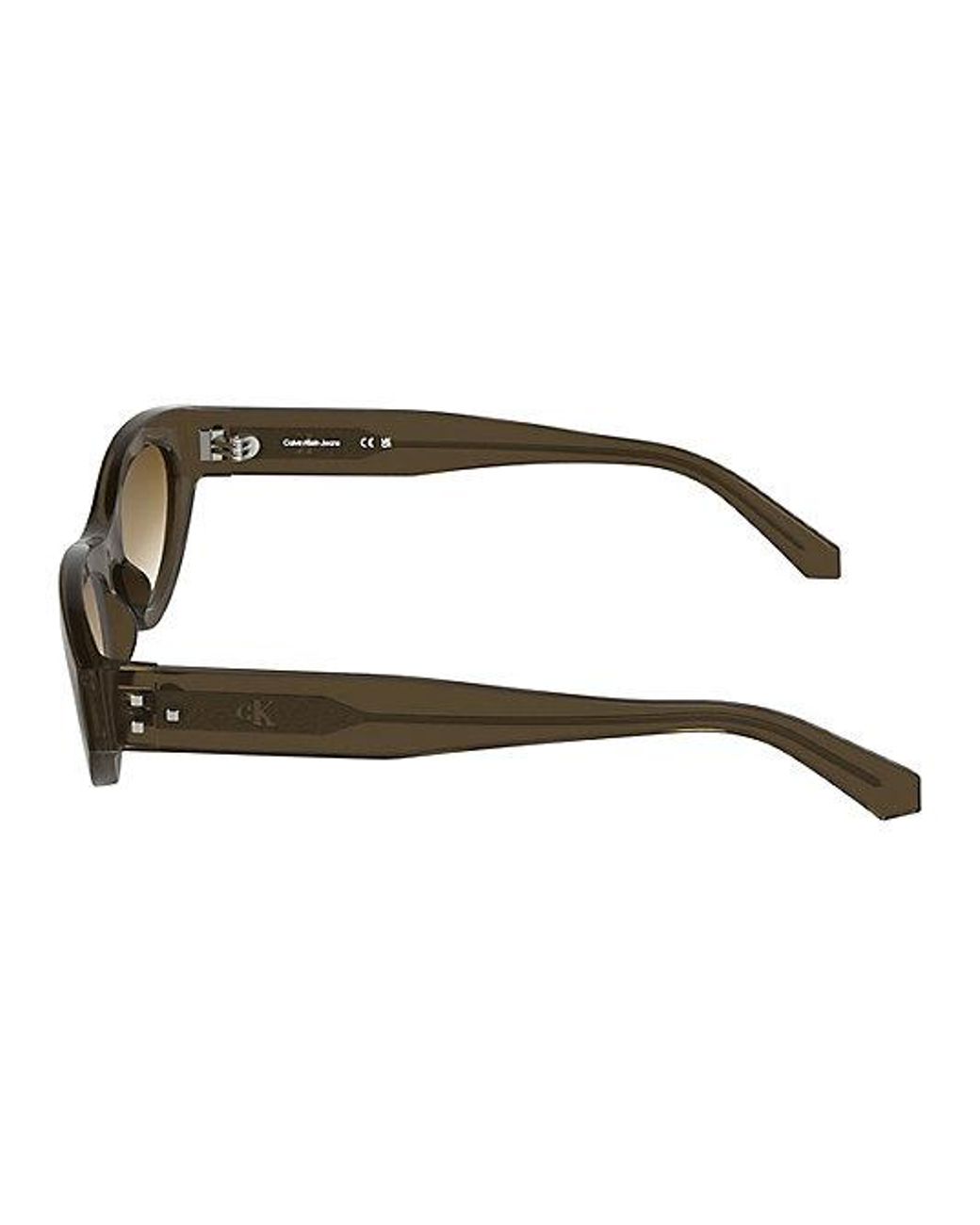 Calvin Klein Natural Jeans Oval Sunglasses