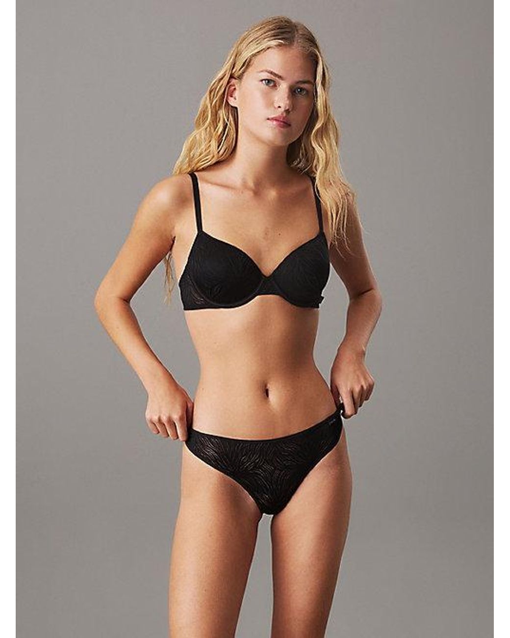 Calvin Klein Black Demi T-Shirt Bra Perfectly Fit Ultra Light
