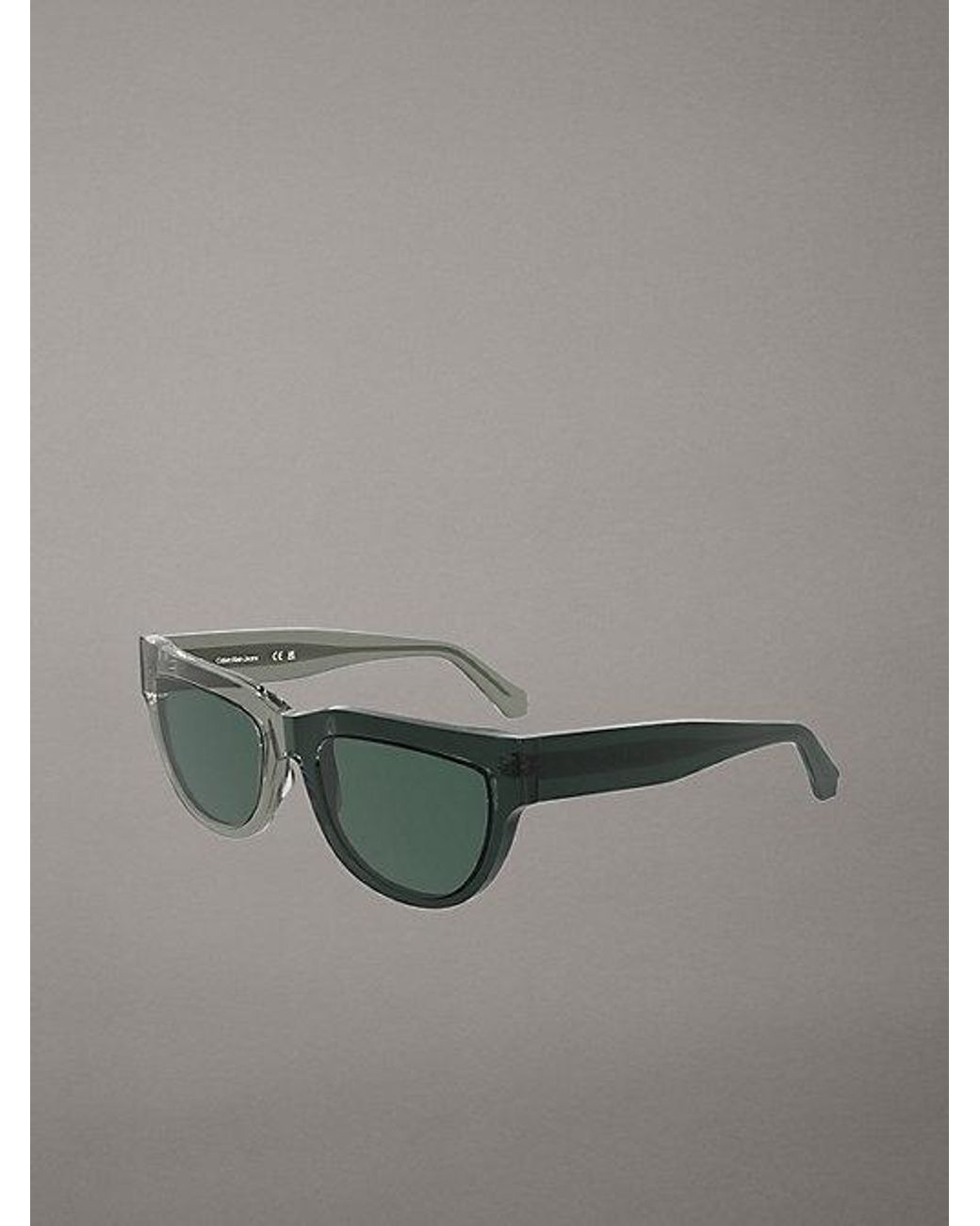 Calvin Klein Gray Jeans Cat Eye Sunglasses