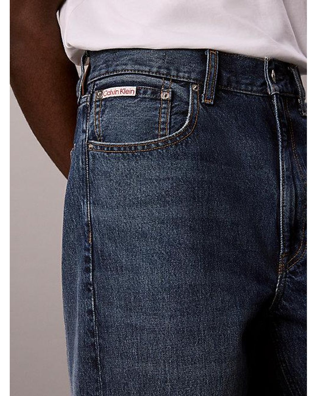 Calvin Klein Blue Jeans Baggy Jeans for men