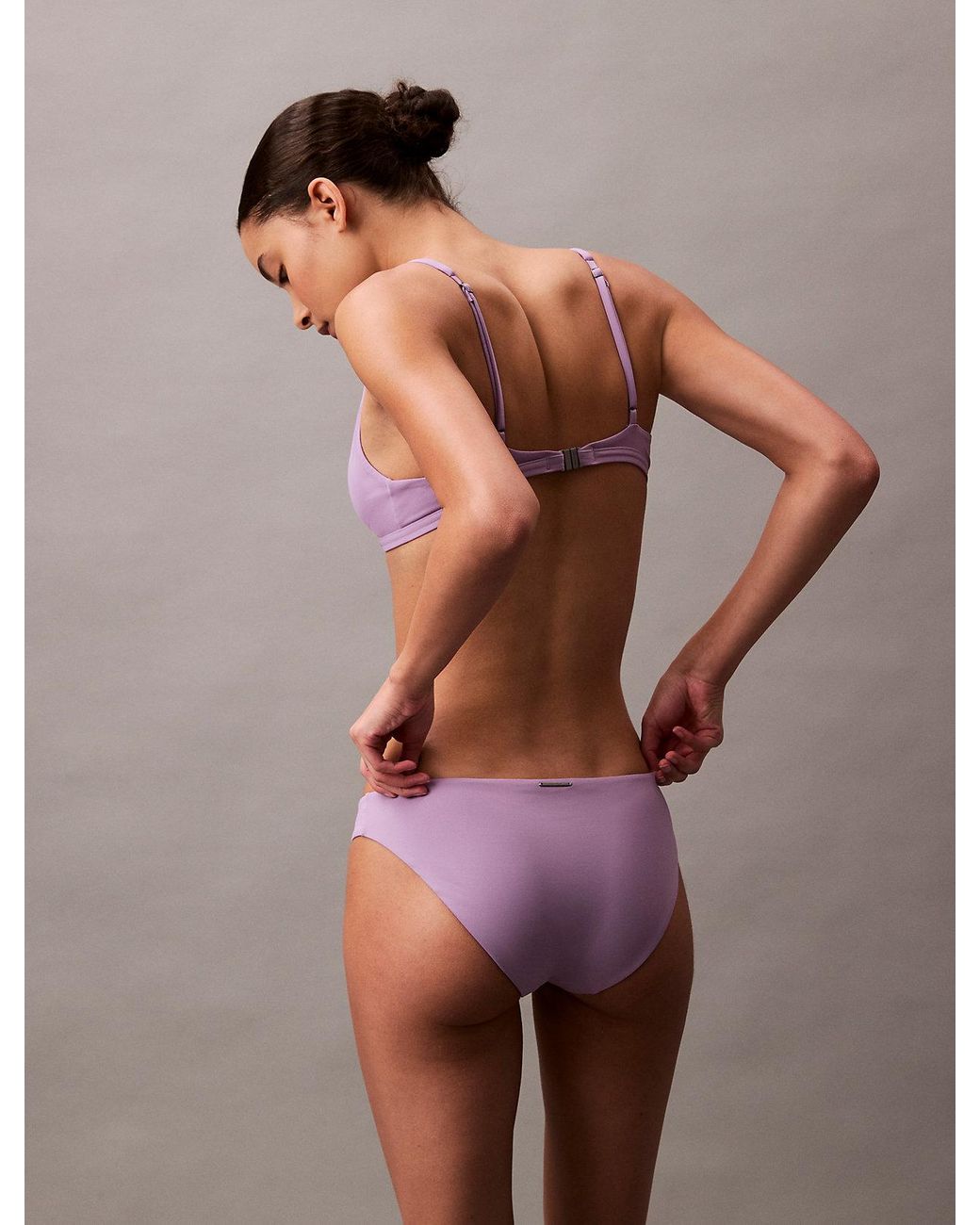 Calvin Klein Purple Bikini Bottoms