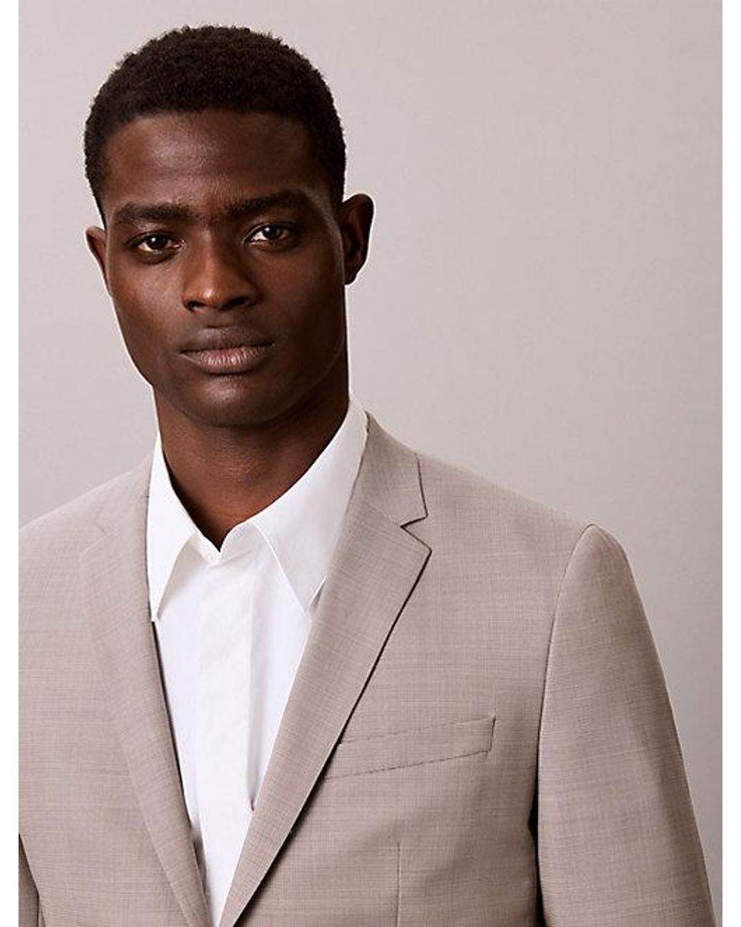 Calvin Klein Natural Wool Slim Blazer for men
