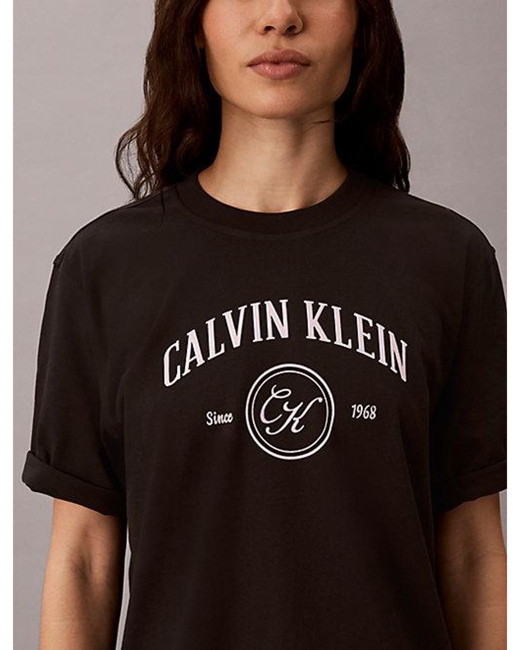 Calvin Klein Black Jeans Relaxed Graphic Logo T-Shirt