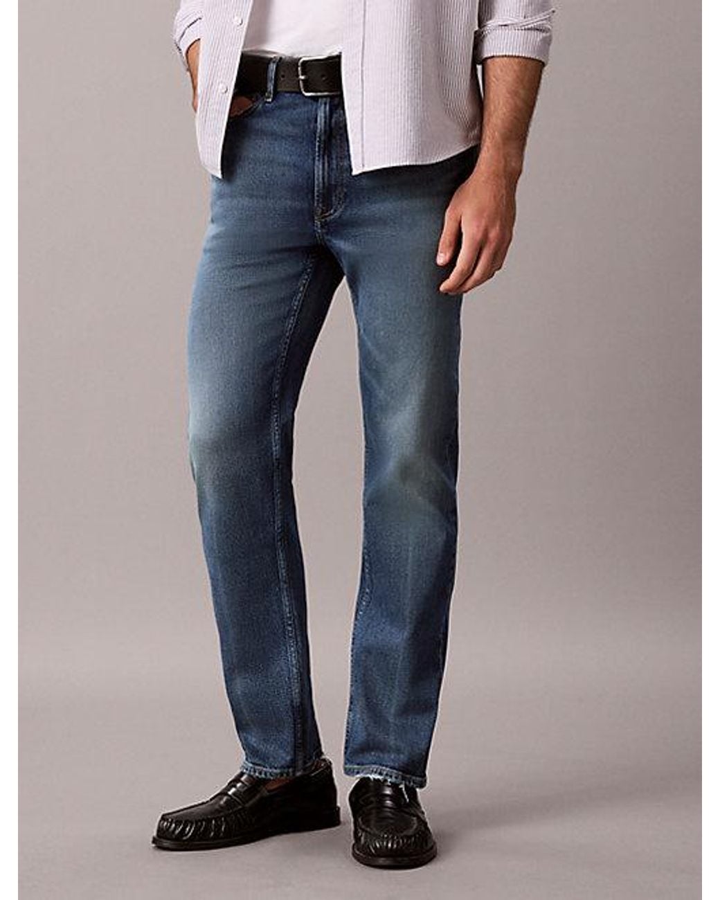 Calvin Klein Blue Jeans Standard Straight Jeans for men