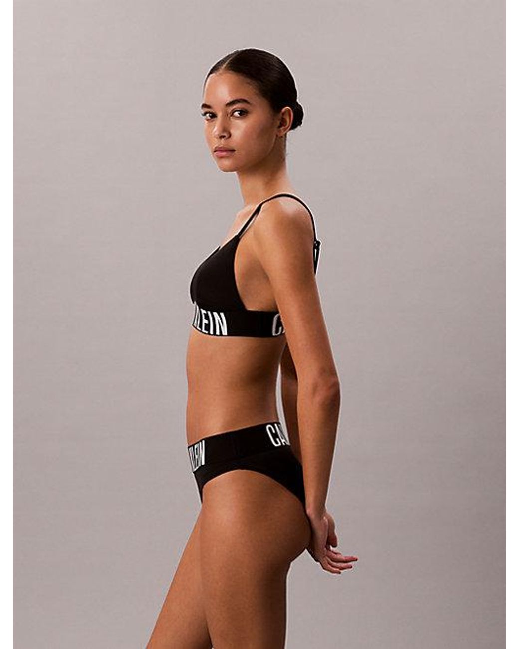 Calvin Klein Black Bikini Bottoms Intense Power