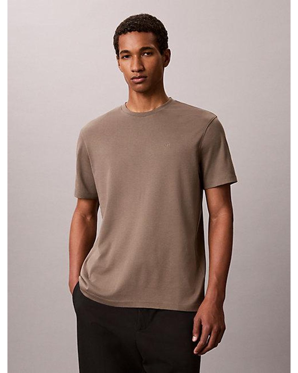 Calvin Klein Natural Supima Cotton T-Shirt for men