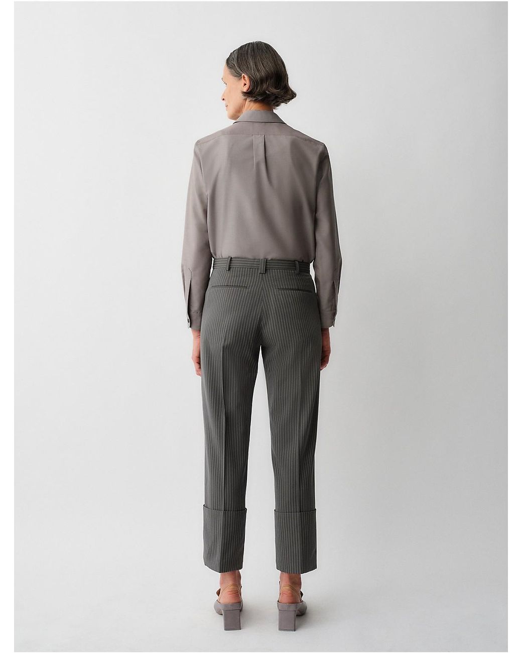 Calvin Klein Gray Eva Pants