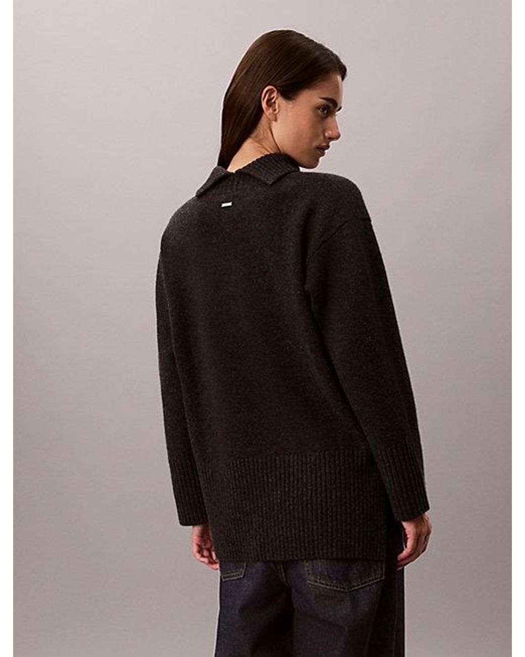 Calvin Klein Multicolor Wool Turtleneck Jumper