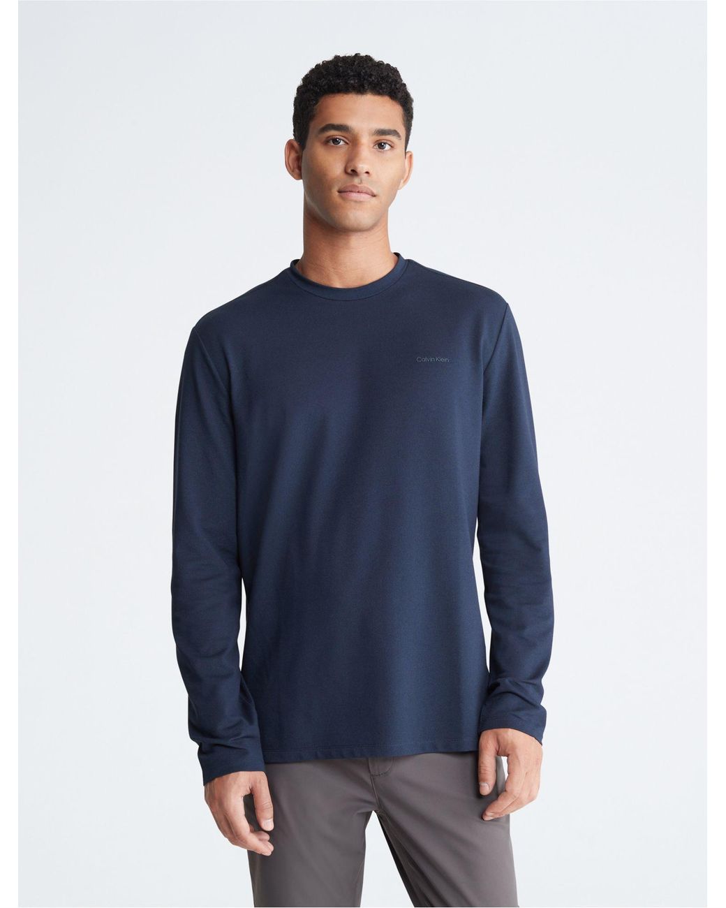 CK Move Tech Pique Long Sleeve Tee