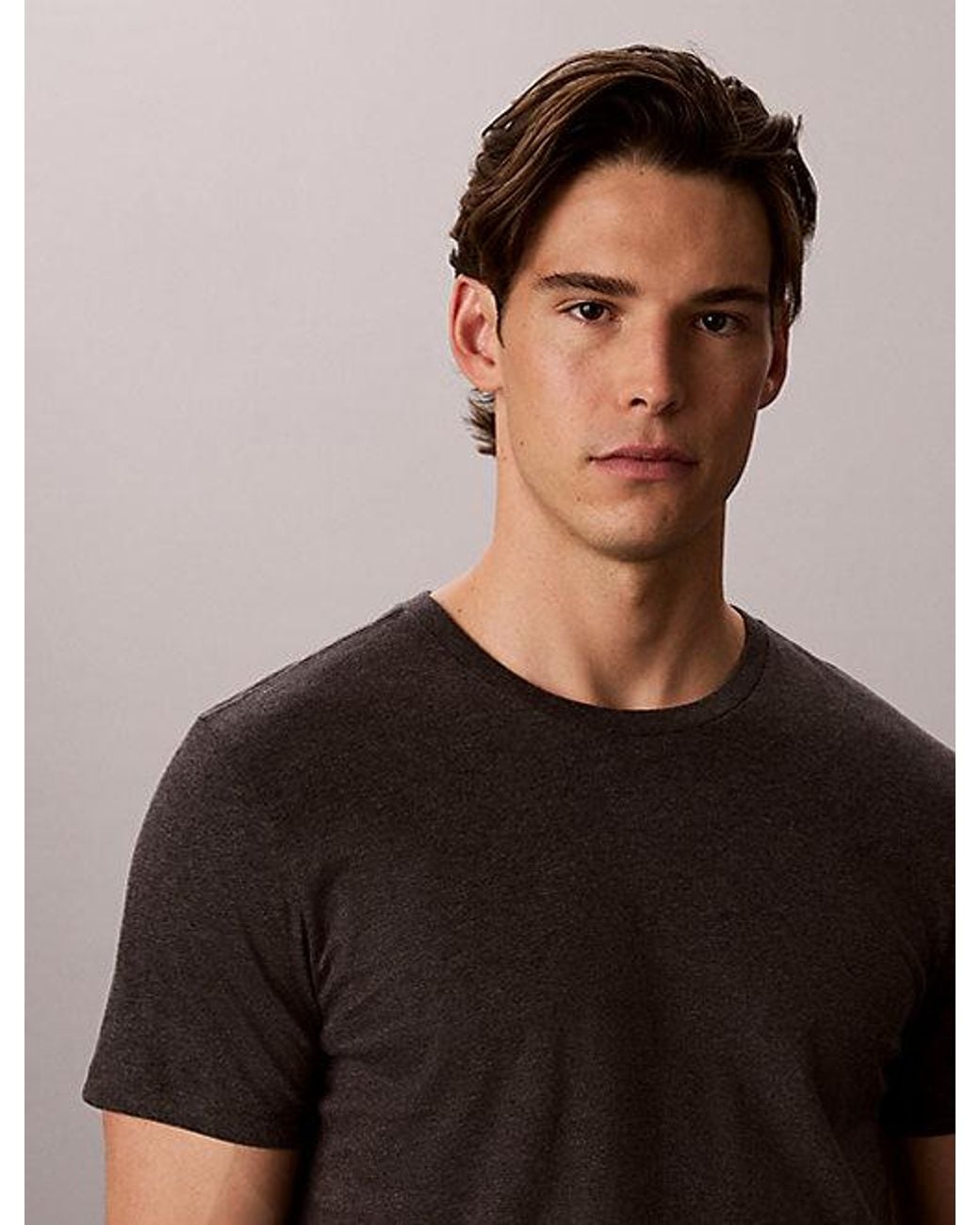 Calvin Klein Multicolor 3 Pack Crewneck T-Shirts 100 Cotton for men