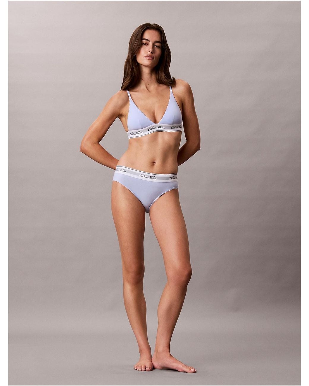 Calvin Klein Multicolor Icon Cotton Modal Script Bikini