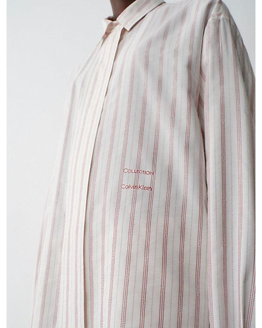 Calvin Klein Amari Button-Down Overhemd in het White