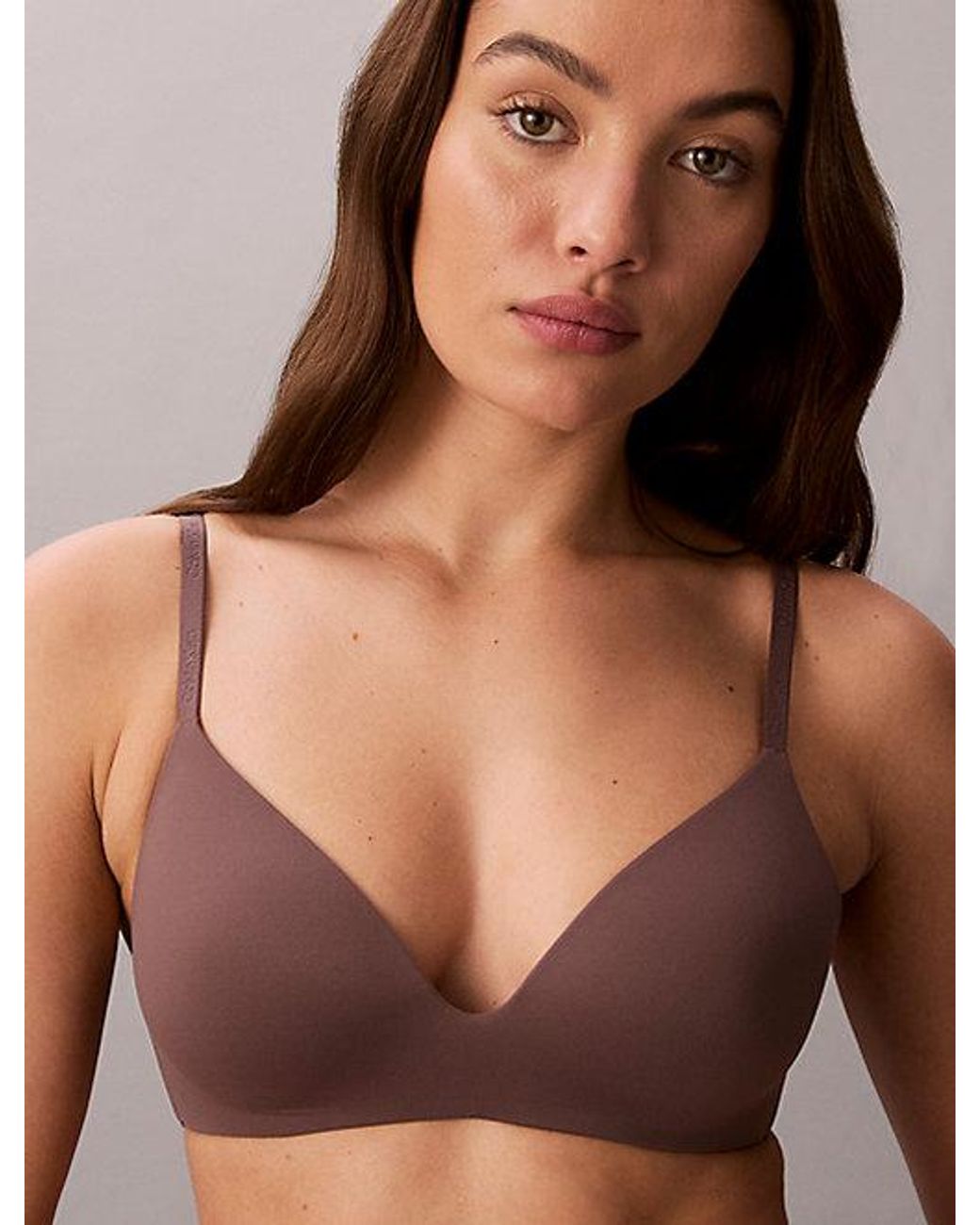 Calvin Klein Brown Wireless T-Shirt Bra Perfectly Fit