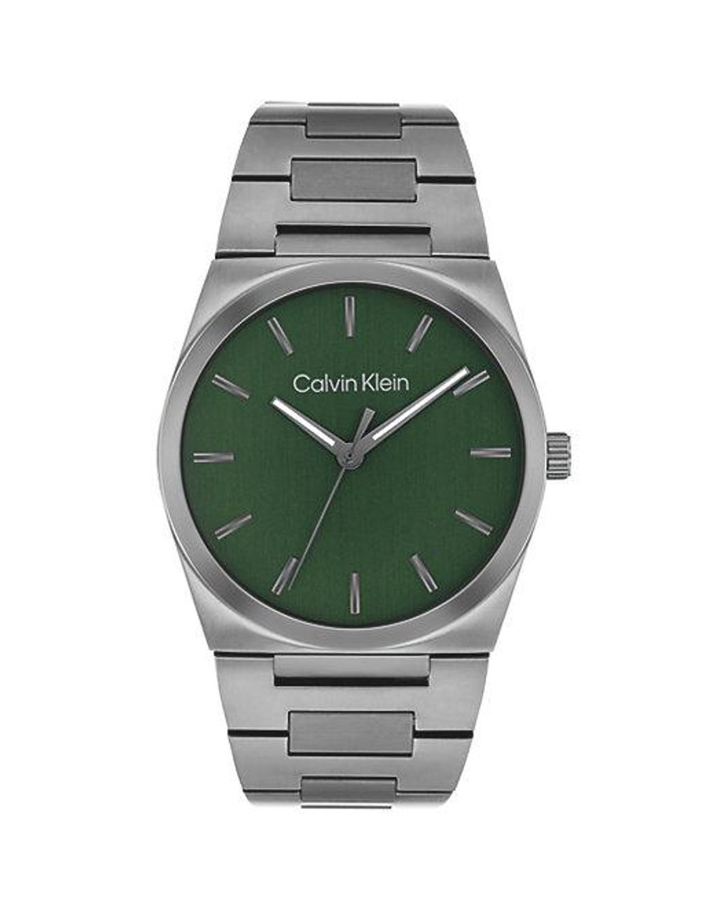 Calvin Klein Gray Plated Steel Bracelet Watch for men