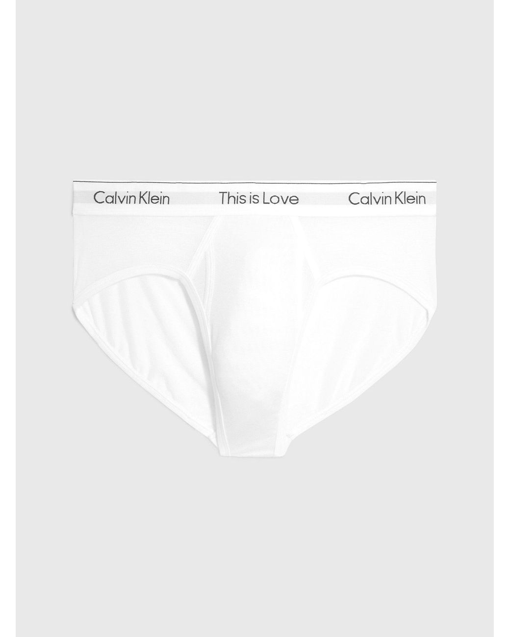 Calvin Klein Netz-Slips - Pride in Weiß für Herren