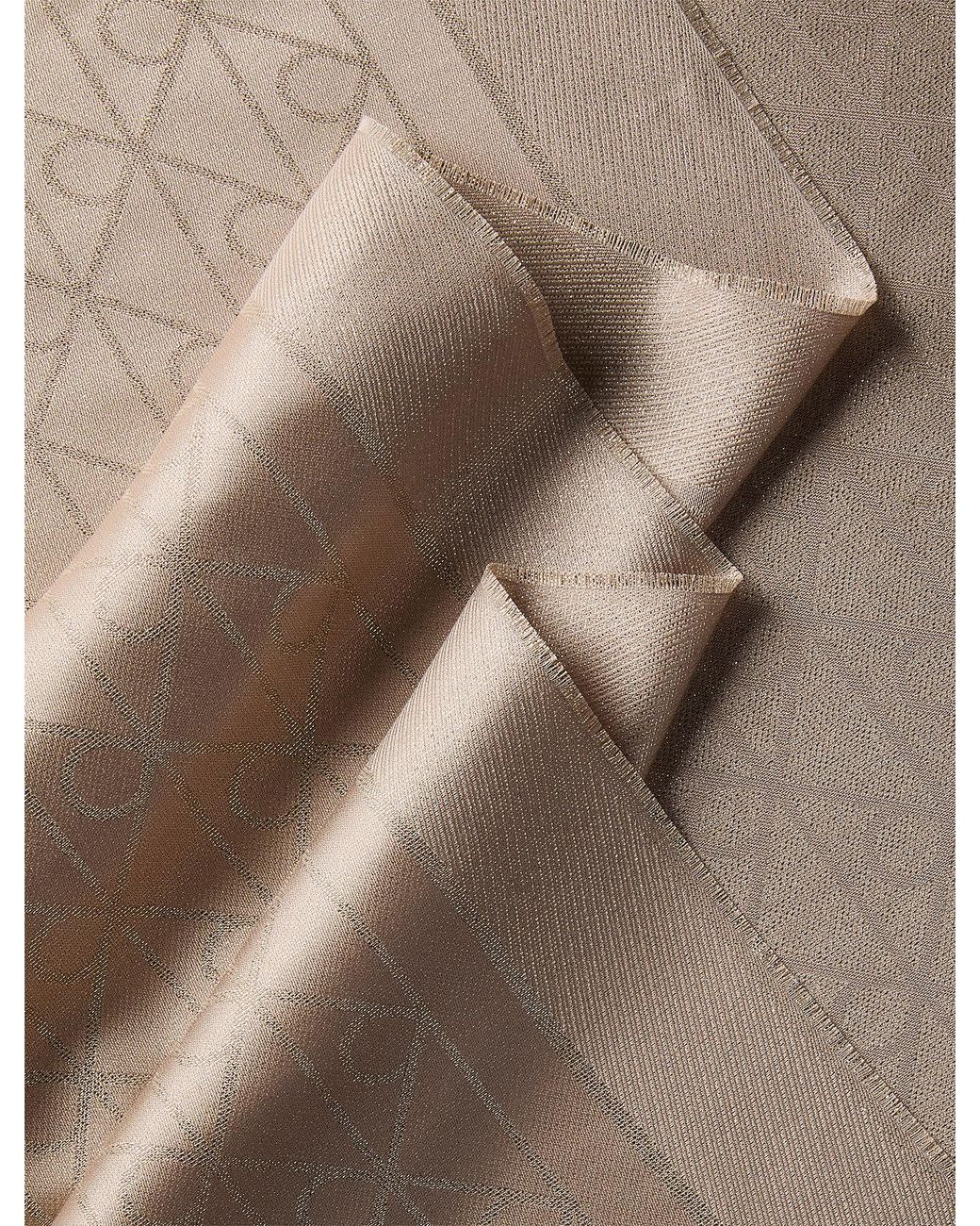 Écharpe Brillante Avec Logo Emblématique Intégral Calvin Klein en coloris Natural