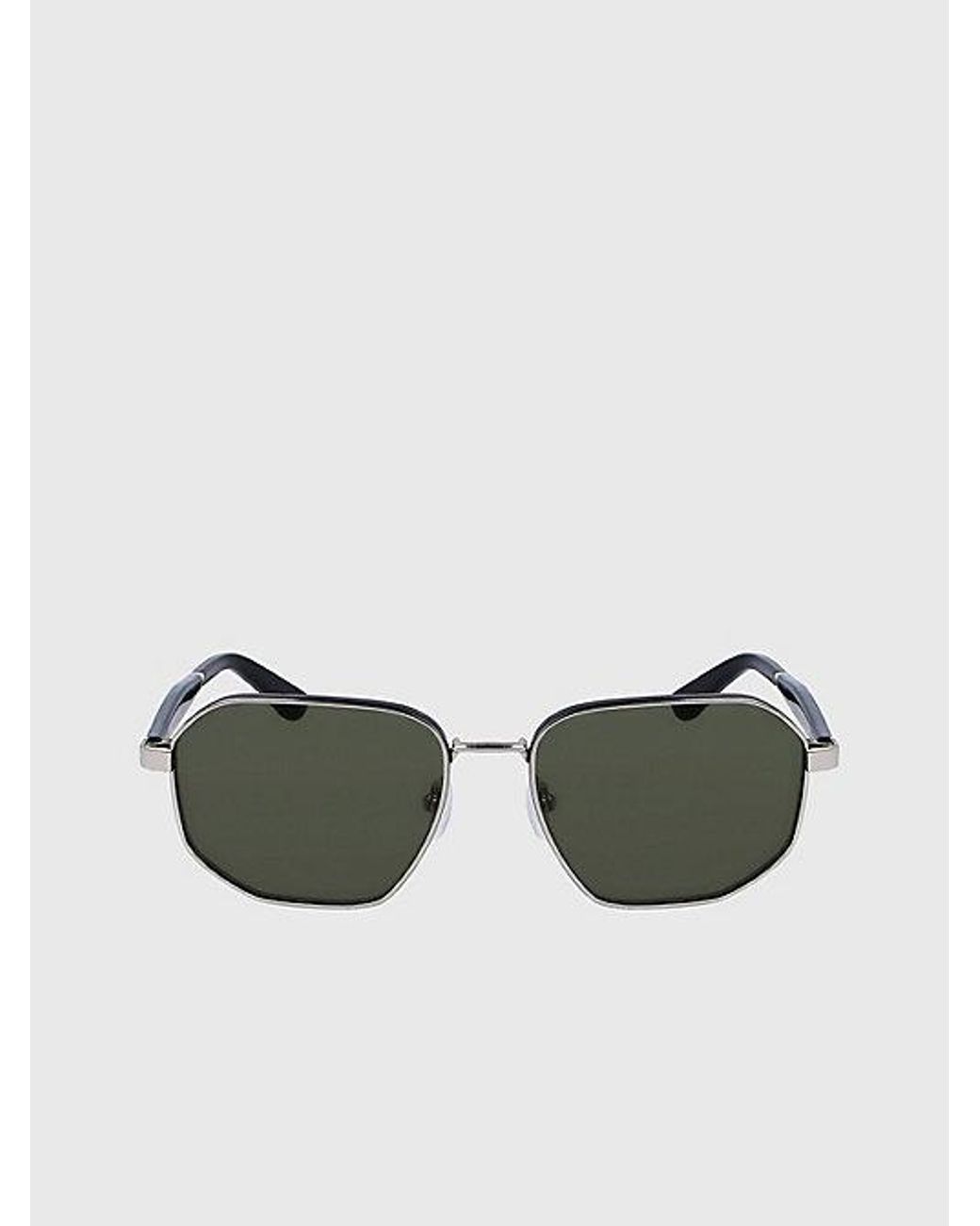 Calvin Klein Green Rectangle Sunglasses for men