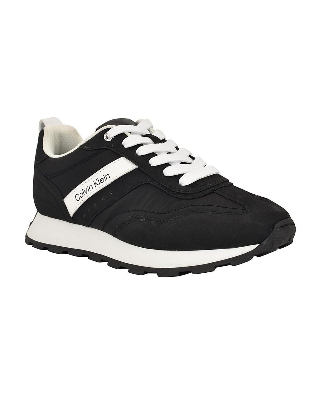 Calvin Klein Black Tanja Retro Lace-up Sneakers