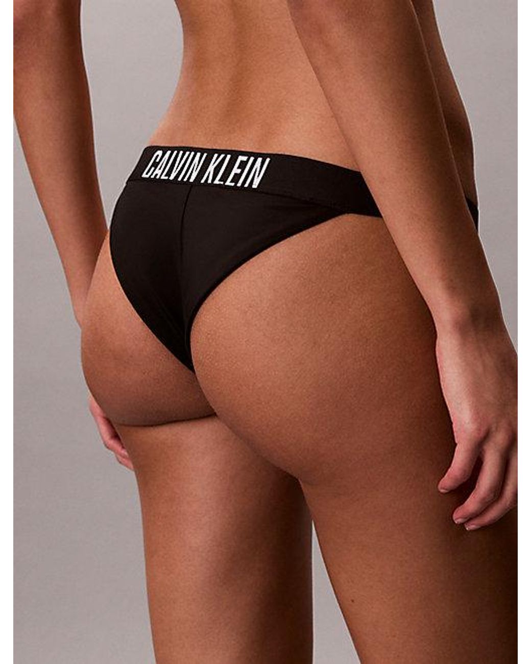 Calvin Klein Brown Brazilian Bikini Bottoms Intense Power