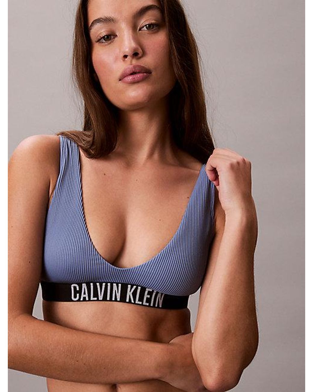 Calvin Klein Multicolor Bralette Bikini Top Intense Power