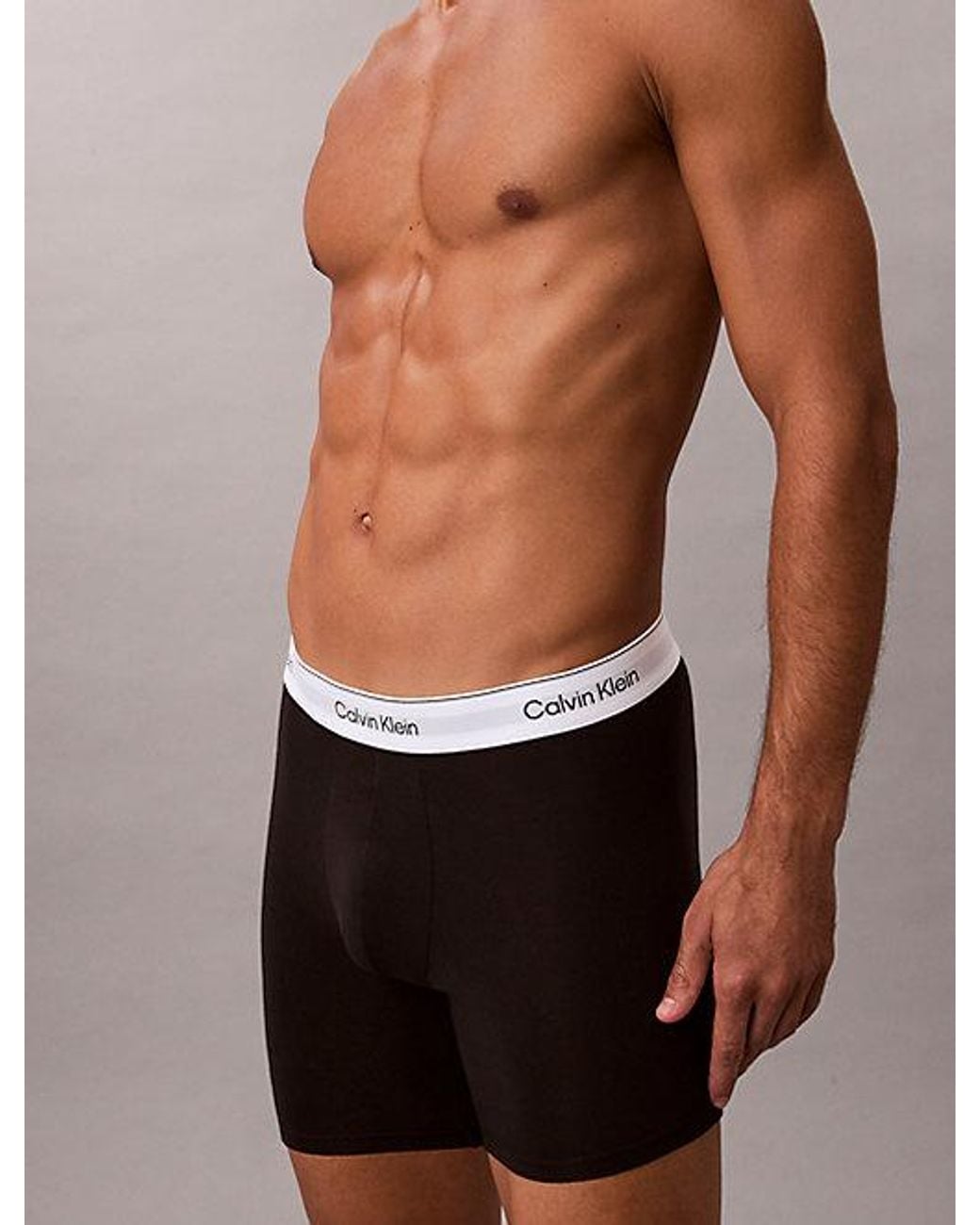 Calvin Klein Blue 3 Pack Boxer Briefs for men