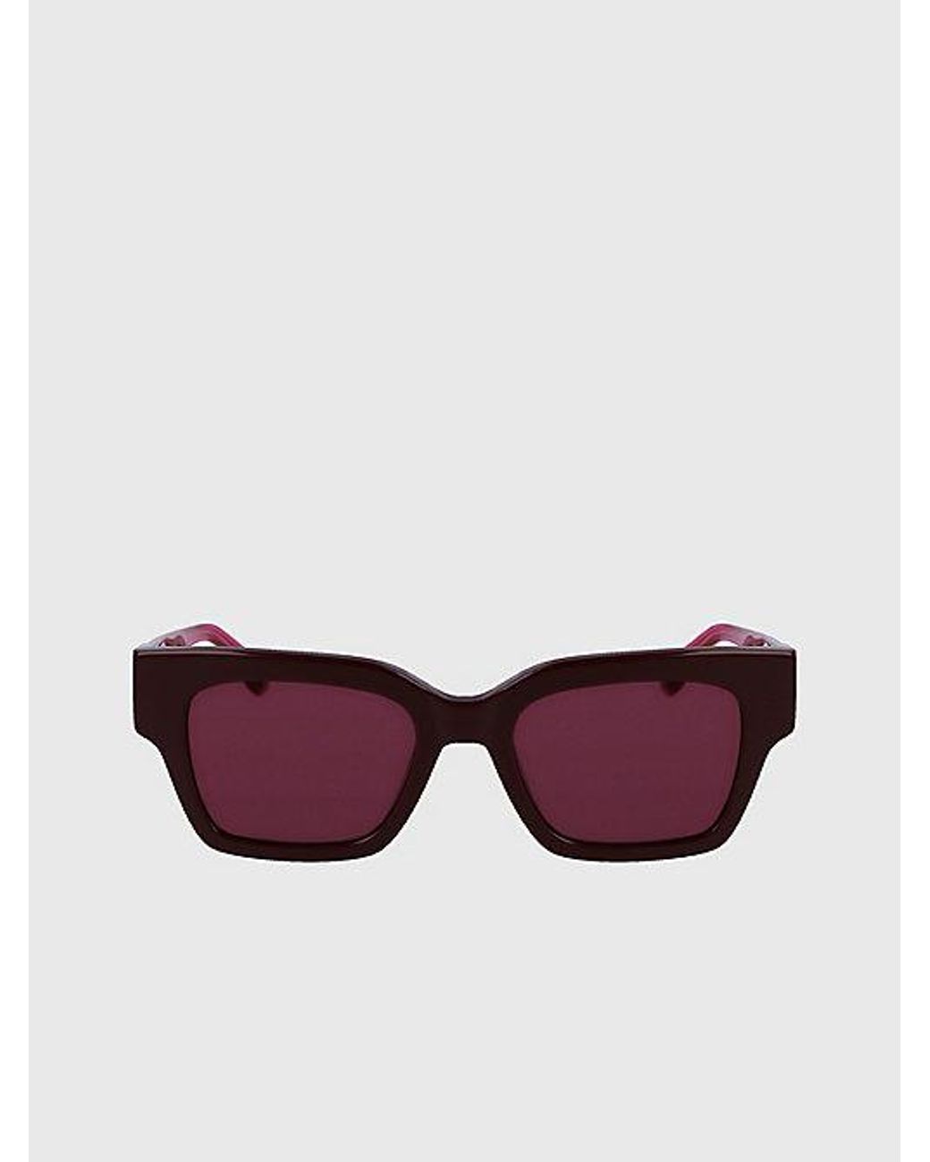 Calvin Klein Purple Jeans Rectangle Sunglasses