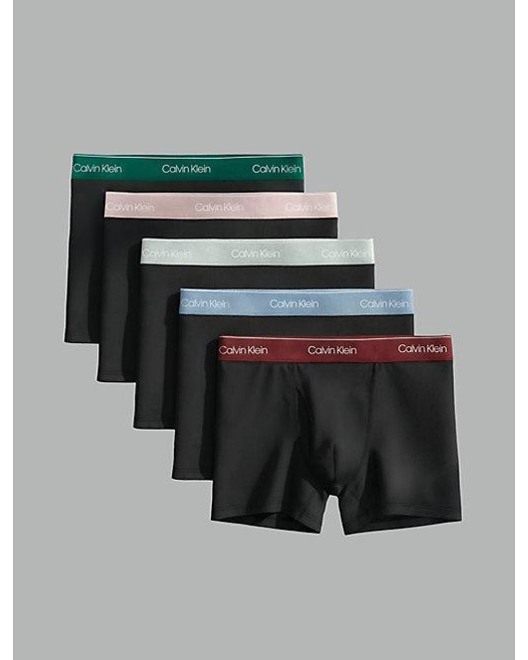 Calvin Klein 5-Pack Korte Boxers in het Gray voor heren
