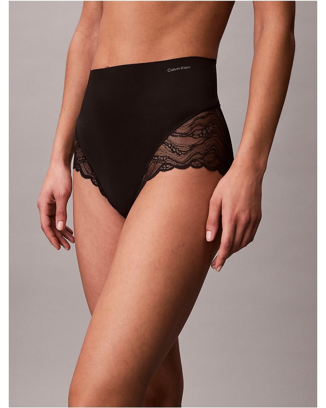 Calvin Klein Black Briefs Eternal Stretch Lace Shapewear