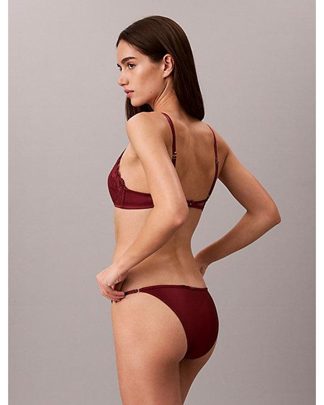 Calvin Klein Multicolor Bikini Briefs Ck Lace Floral