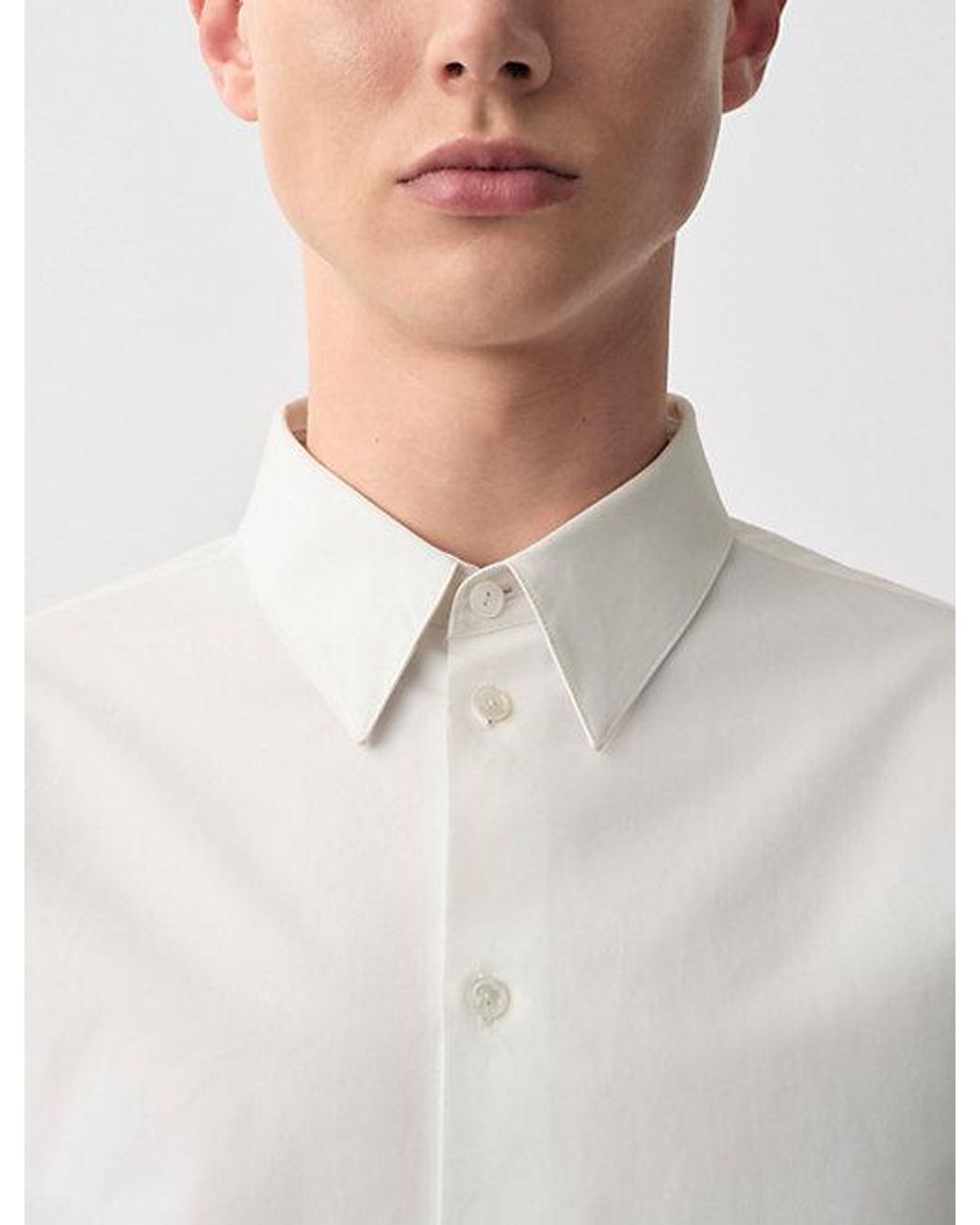 Calvin Klein Alfred Slim Button-Down Overhemd in het White voor heren