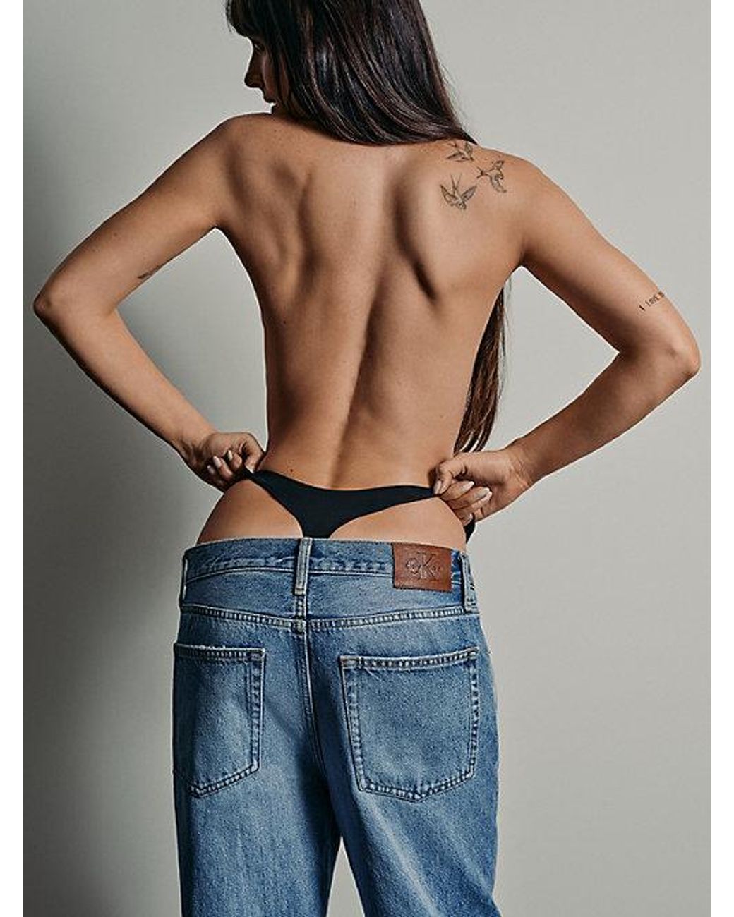 Calvin Klein String in het Brown