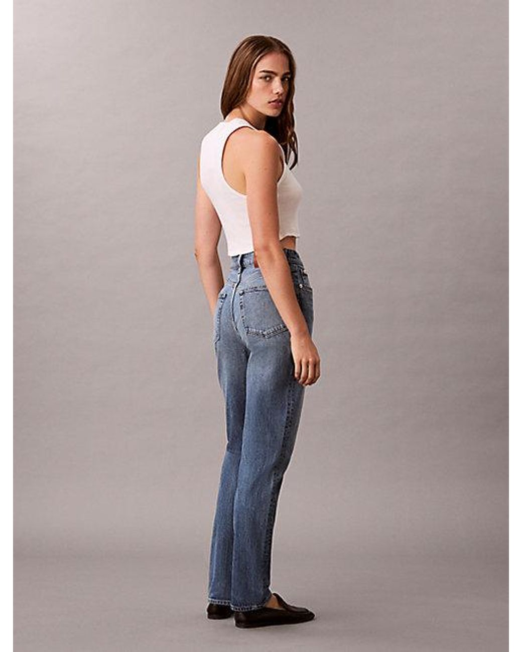 Calvin Klein Blue Jeans Mom Jeans