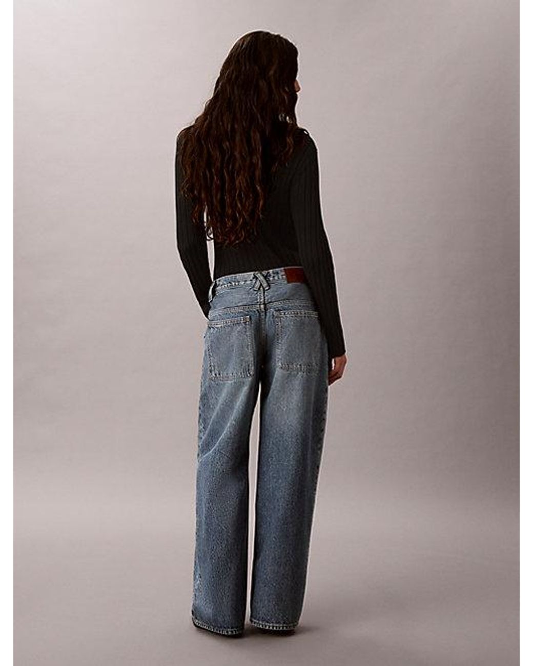 Calvin Klein Multicolor Jeans Low Rise Baggy Utility Jeans