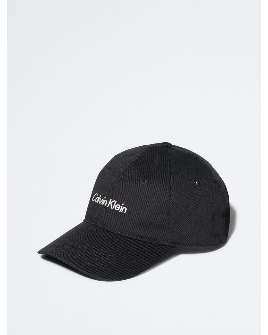 Calvin Klein Standard Baseball Cap in Black for Men | Lyst