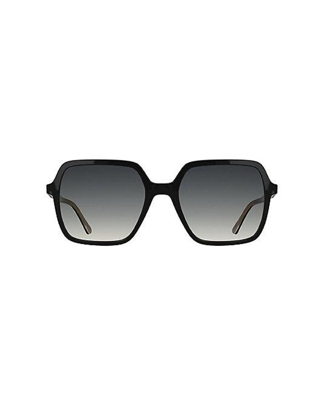 Calvin Klein Black Modified Rectangle Sunglasses