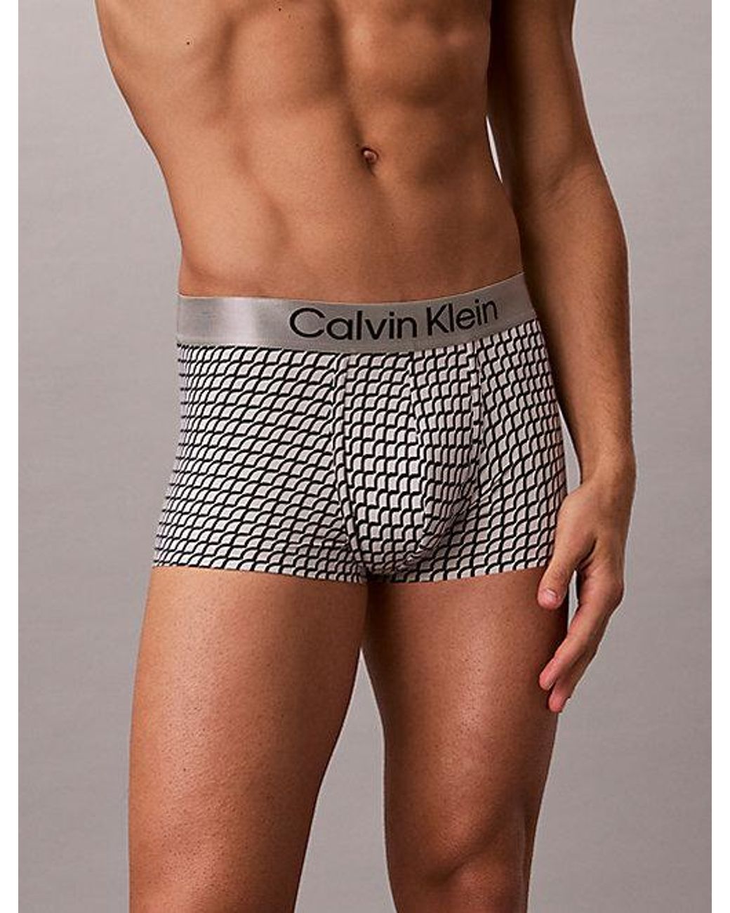 Calvin Klein Low-Rise Trunks in Brown für Herren