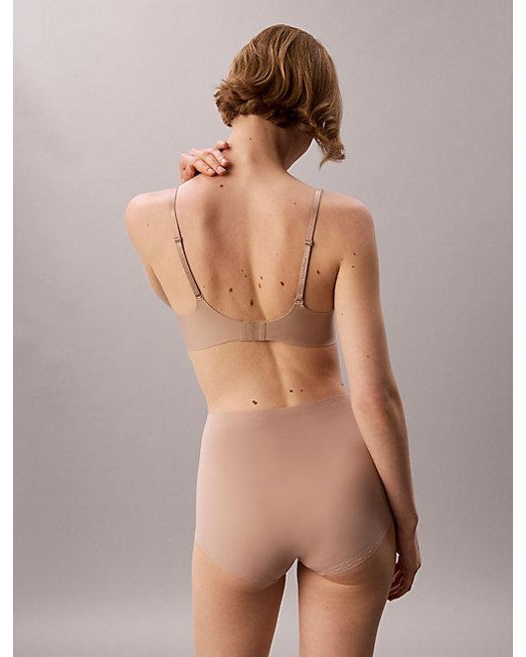 Calvin Klein Brown Lift Triangle Bra Perfectly Fit Custom Lift