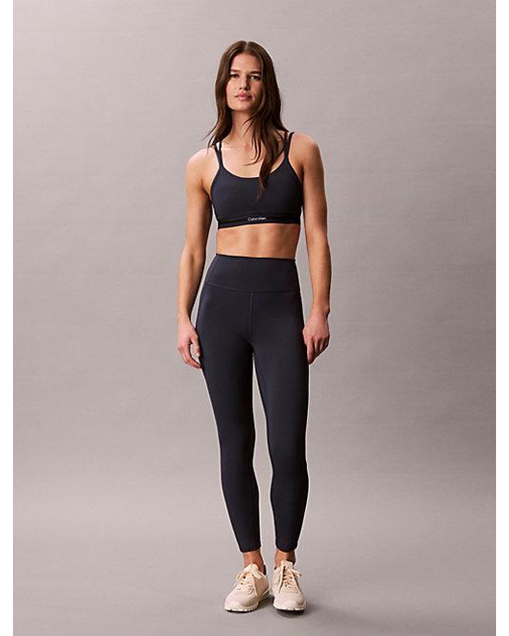 Calvin Klein Blue Sport Low Support Quick Dry Sports Bra