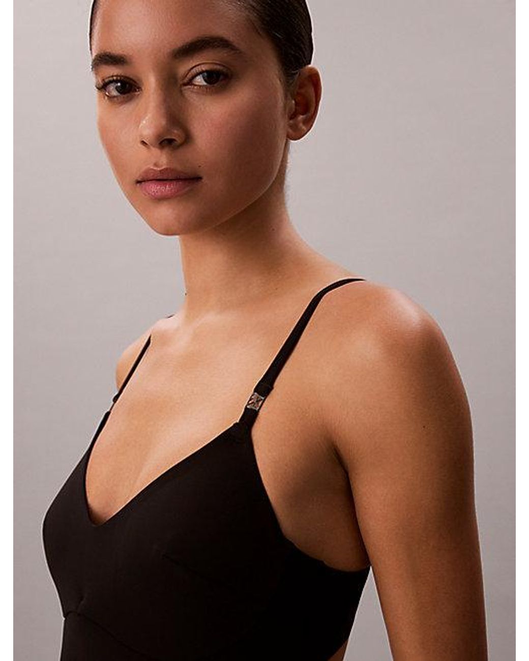 Calvin Klein Black Cut Out Swimsuit Ck Tailored